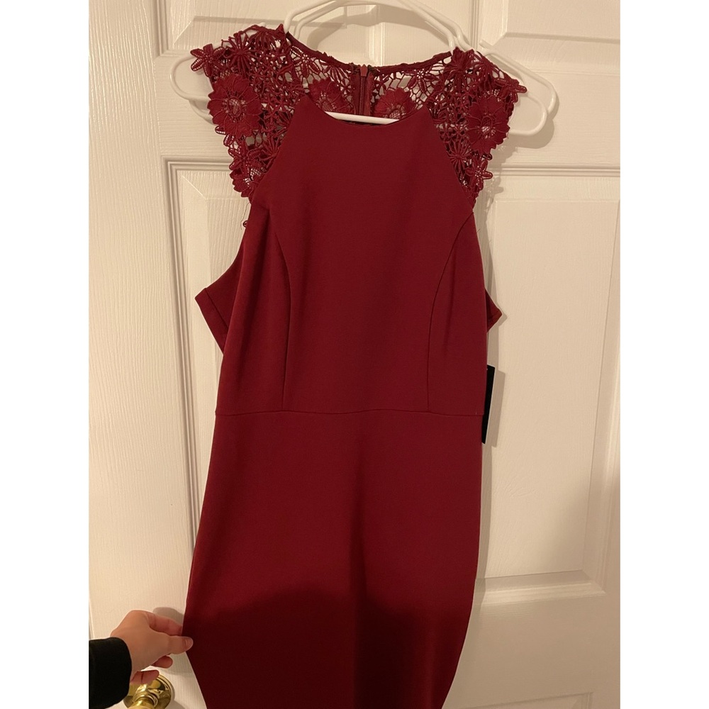 Lulus burgundy dress